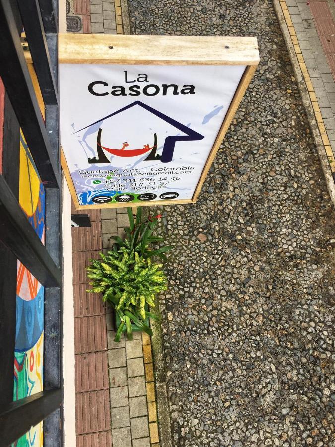 La Casona Hostel Guatapé Eksteriør billede